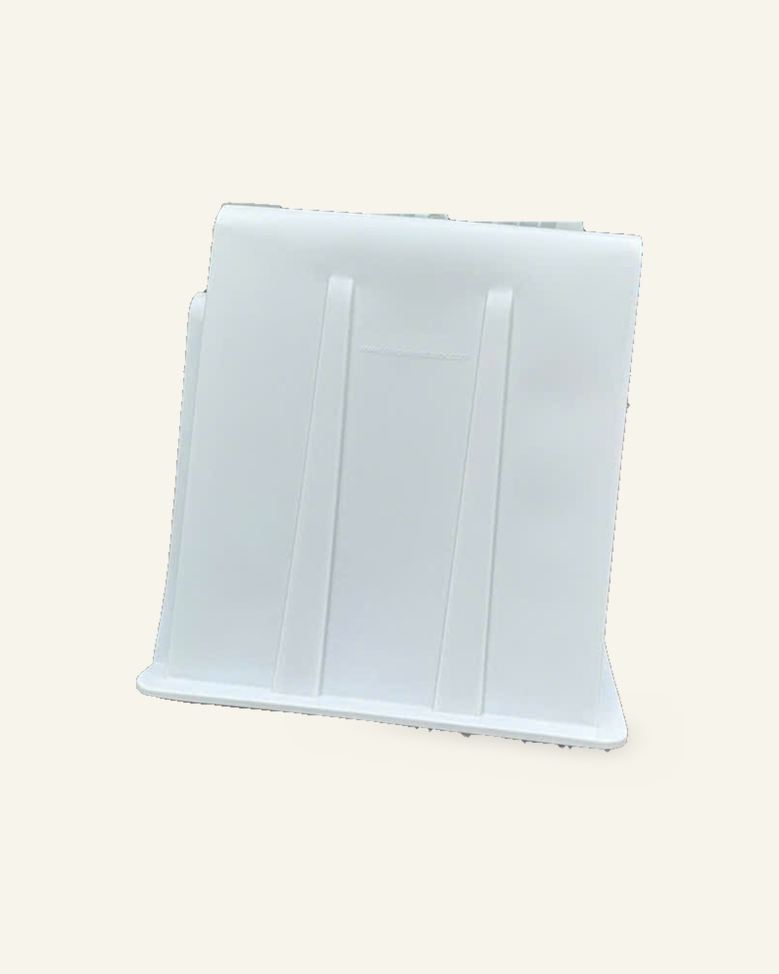 Studio photo of the ribbed side panel with molded chickensshack.com